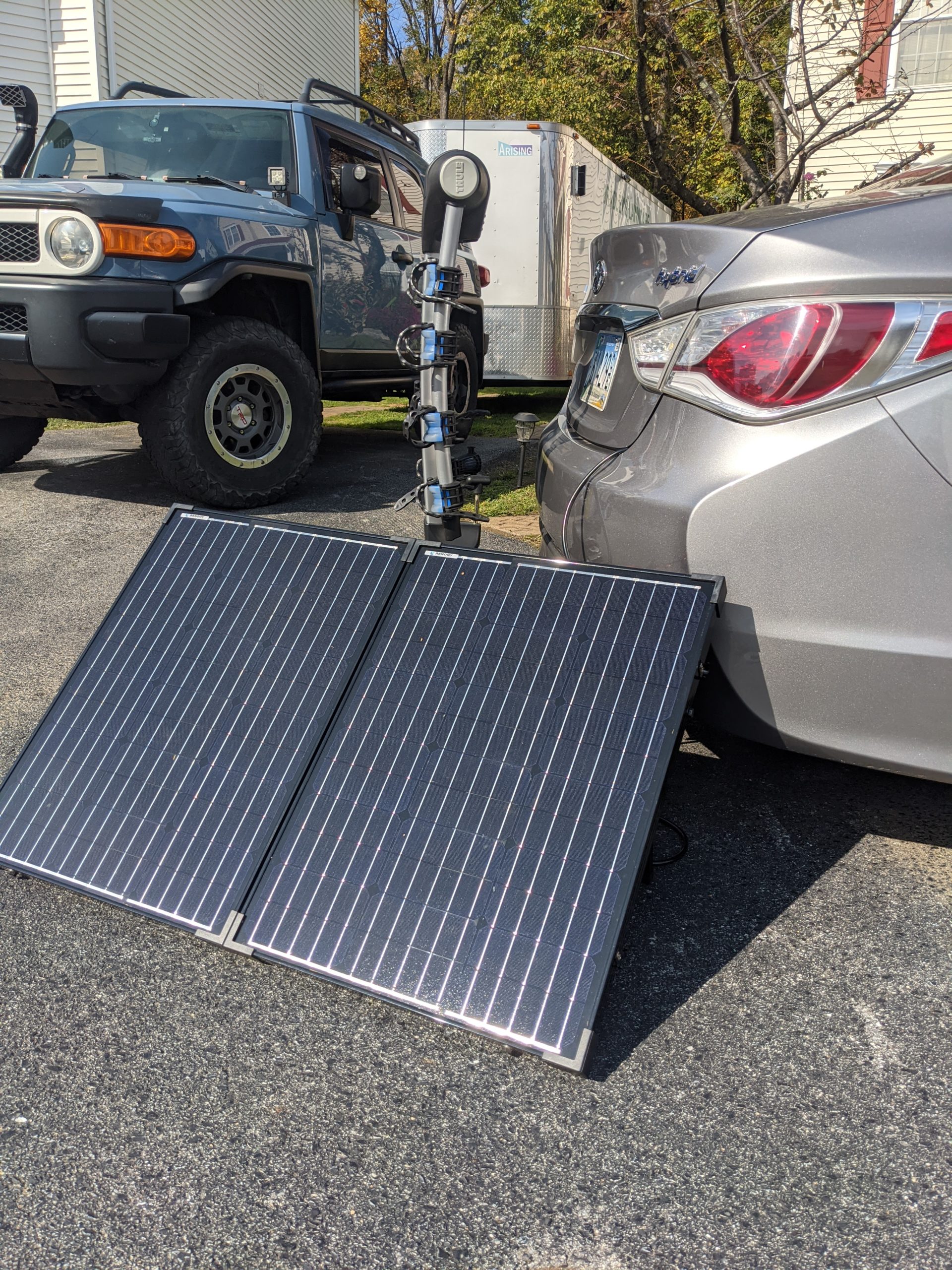 solar panels for solar charged car