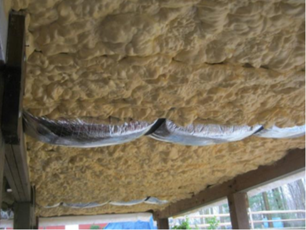 insulation in an open crawlspace